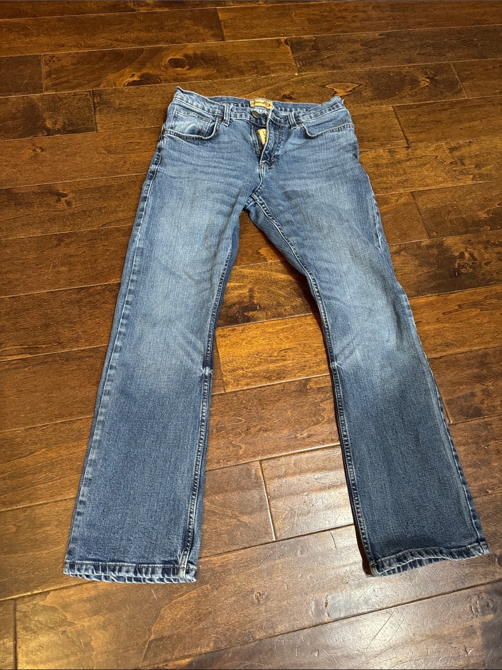 Wrangler Men's Blue Bootcut Jeans